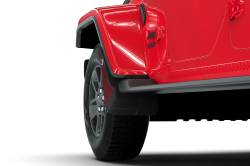 Rally Armor - Rally Armor MF104-BLK-MBK Black Mud Flap Metallic Black Logo - Image 2