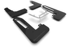 Rally Armor - Rally Armor MF97-UR-BLK-GRY Black Mud Flap Grey Logo - Image 1