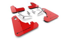 Rally Armor - Rally Armor MF99-UR-RD-BLK Red Mud Flap Black Logo - Image 1