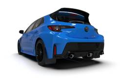 Rally Armor - Rally Armor MF89-UR-BLK-NB Black Mud Flap Light Blue Logo - Image 2