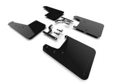 Rally Armor - Rally Armor MF88-UR-BLK-MBK Black Mud Flap Metallic Black Logo - Image 1