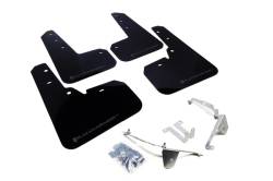 Rally Armor - Rally Armor MF26-UR-BLK/GRY Black Mud Flap Grey Logo - Image 1