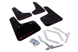 Rally Armor - Rally Armor MF27-UR-BLK/RD Black Mud Flap Red Logo - Image 1