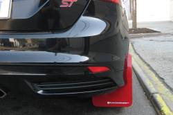 Rally Armor - Rally Armor MF27-UR-BLK/RD Black Mud Flap Red Logo - Image 2