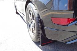 Rally Armor - Rally Armor MF29-UR-BLK/WH Black Mud Flap White Logo - Image 2