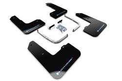 Rally Armor - Rally Armor MF59-UR-BLK/PBL Black Mud Flap Performance Blue Logo - Image 1
