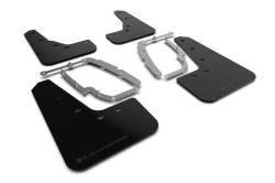 Rally Armor - Rally Armor MF62-UR-BLK/MBK Black Mud Flap Metallic Black Logo - Image 1