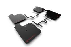Rally Armor - Rally Armor MF54-UR-BLK/RD Black Mud Flap Red Logo - Image 1