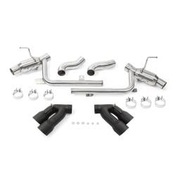 Mishimoto - Mishimoto MMEXH-CAM8-16AQTPBK Pro Axle-Back Exhaust Black for 16-24 Camaro SS - Image 1