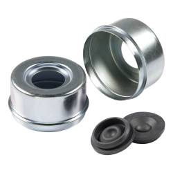 CURT - CURT 2023134011 Dust Cap Kit for 7K-8K Axle Hubs 2.72" Outer Diameter PR - Image 1