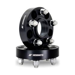 Mishimoto - Mishimoto MMWS-001-250BK 5x114.3 Wheel Spacers 70.5mm Bore 1.00" Black - Image 1