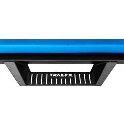 TrailFX - TrailFX DHS012B Drop Hoop Steps Nerf Bar Square Matte Black Steel Rocker Mount - Image 2