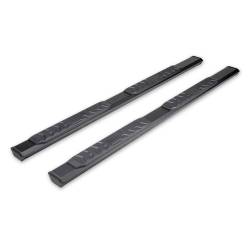 TrailFX - TrailFX AL4005B 4.5" Hex Nerf Bars Black Alu. w/Plastic End Caps Rocker Mount - Image 1