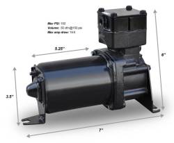 Ridetech - Ridetech 31920002 Thomas 12 V DC Air Suspension Model 319 Compressor Each - Image 2