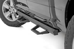 Rough Country Suspension Systems - Rough Country 31015 Black SRL2 Drop Step Nerf Bars for 09-18 RAM Crew - Image 1