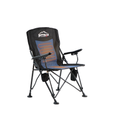 AirBedz - AirBedz PPI-HEAT_CHR Pittman Outdoors Heated Camping Chair Black/Blue - Image 2