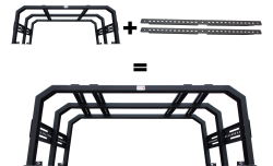 Fishbone Offroad - Fishbone Offroad FB21269 Top Rails for Short Bed Tackle Racks 61" - Image 1