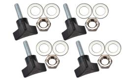 Fishbone Offroad - Fishbone FB25232 Tub Rail Tie Downs Black Steel for 07-18 Jeep Wrangler JK 4DR - Image 2