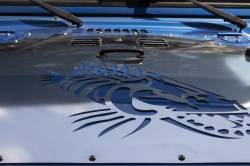 Fishbone Offroad - Fishbone Offroad FB31125 Raw Uncoated Hood Louver for 03-06 Jeep Wrangler TJ - Image 2