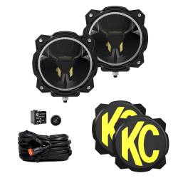 KC Hilites - KC HiLiTES 91403 Gravity Titan 6" LED Pair Pack Wide-40 Beam - Image 1