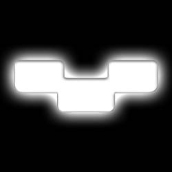 Oracle Lighting - Oracle 3140-Y-001 Universal Illuminated LED Letter Badges Matte White Finish "Y" - Image 1