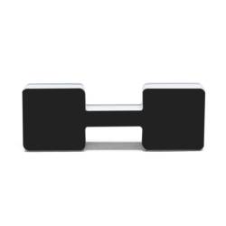 Oracle Lighting - Oracle 3141-H-001 Universal Illuminated LED Letter Badges Matte Black Finish "H" - Image 2