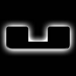 Oracle Lighting - Oracle 3141-U-001 Universal Illuminated LED Letter Badges Matte Black Finish "U" - Image 1