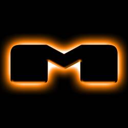 Oracle Lighting - Oracle 3141-M-005 Universal Illuminated LED Letter Badges Matte Black Finish "M" - Image 1