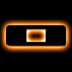 Oracle Lighting - Oracle 3141-O-005 Universal Illuminated LED Letter Badges Matte Black Finish "O" - Image 1
