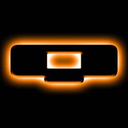 Oracle Lighting - Oracle 3141-Q-005 Universal Illuminated LED Letter Badges Matte Black Finish "Q" - Image 1