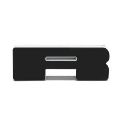 Oracle Lighting - Oracle 3141-R-005 Universal Illuminated LED Letter Badges Matte Black Finish "R" - Image 2