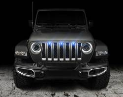 Oracle Lighting - Oracle 5870-002 Pre-Runner Style Blue LED Grille Kit for 18+ Jeep Wrangler JL - Image 2