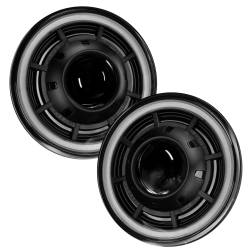 Oracle Lighting - Oracle 5876-001 Oculus 7" Bi-LED Projector Headlights for 07-18 Jeep Wrangler JK - Image 1