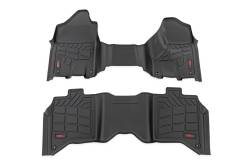 Rough Country Suspension Systems - Rough Country SM31530 Front/Rear Floor Liners Black for 19-26 RAM 2500 Crew - Image 1