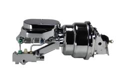 Leed Brakes - Leed Brakes 2L6B2 7" Dual Power Booster 1-1/8" Bore Master Disc/Drum Chrome - Image 2
