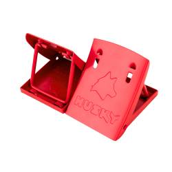 Husky Towing - Husky Towing 38512 Wheel Chock Foldable Red Steel w/Case PAIR - Image 1