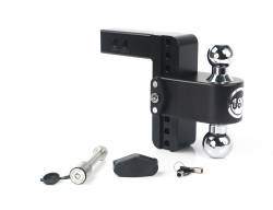 Weigh Safe - Weigh Safe CTB6-2-KA-CER-BLA 180 Hitch 6" Drop 2" Shank w/Hitch Pin Lock - Image 1