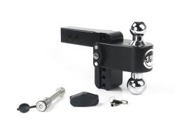 Weigh Safe - Weigh Safe CTB4-2-KA-CER-BLA Black 180DEG Receiver w/Combo Ball 4" Drop 2" Shank - Image 1