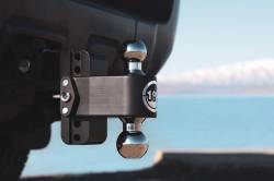 Weigh Safe - Weigh Safe CTB4-2-KA-CER-BLA Black 180DEG Receiver w/Combo Ball 4" Drop 2" Shank - Image 2