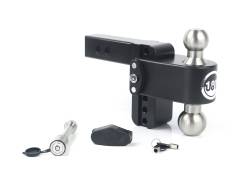 Weigh Safe - Weigh Safe LTB4-2-KA-CER-BLA 180 Hitch 4" Drop 2" Shank w/Hitch Pin Lock - Image 1