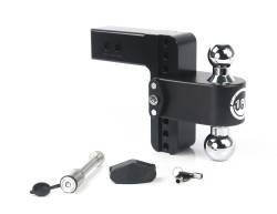 Weigh Safe - Weigh Safe CTB6-2.5-KA-CER-BLA 180 Hitch 6" Drop 2.5" Shank w/Hitch Pin Lock - Image 1