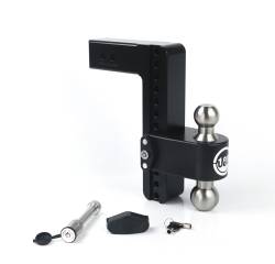 Weigh Safe - Weigh Safe LTB10-2.5-KA-CER-BLA 180 Hitch 10" Drop 2.5" Shank w/Hitch Pin Lock - Image 1