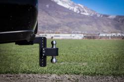 Weigh Safe - Weigh Safe LTB8-2.5-KA-CER-BLA 180 Hitch 8" Drop 2.5" Shank w/Hitch Pin Lock - Image 2