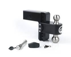 Weigh Safe - Weigh Safe LTB6-3-KA-CER-BLA 180 Hitch 6" Drop 3" Shank w/Hitch Pin Lock - Image 1