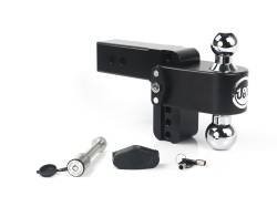 Weigh Safe - Weigh Safe CTB4-2.5-KA-CER-BLA 180 Hitch 4" Drop 2.5" Shank w/Hitch Pin Lock - Image 1