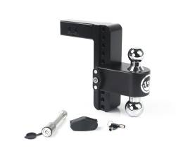 Weigh Safe - Weigh Safe CTB8-2-KA-CER-BLA 180 Hitch 8" Drop 2" Shank w/Hitch Pin Lock - Image 1