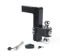 Weigh Safe - Weigh Safe CTB10-2.5-KA-CER-BLA 180 Hitch 10" Drop 2.5" Shank w/Hitch Pin Lock - Image 1