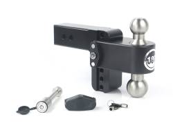 Weigh Safe - Weigh Safe LTB4-2.5-KA-CER-BLA 180 Hitch 4" Drop 2.5" Shank w/Hitch Pin Lock - Image 1