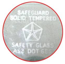 Auto Metal Direct - Auto Metal Direct 660-1570-T Green Tinted Back Glass for 70-74 Barracuda - Image 3