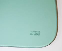 Auto Metal Direct - Auto Metal Direct 660-4060-T Green Tinted Small Back Glass for 60-66 Chevy/GMC - Image 3